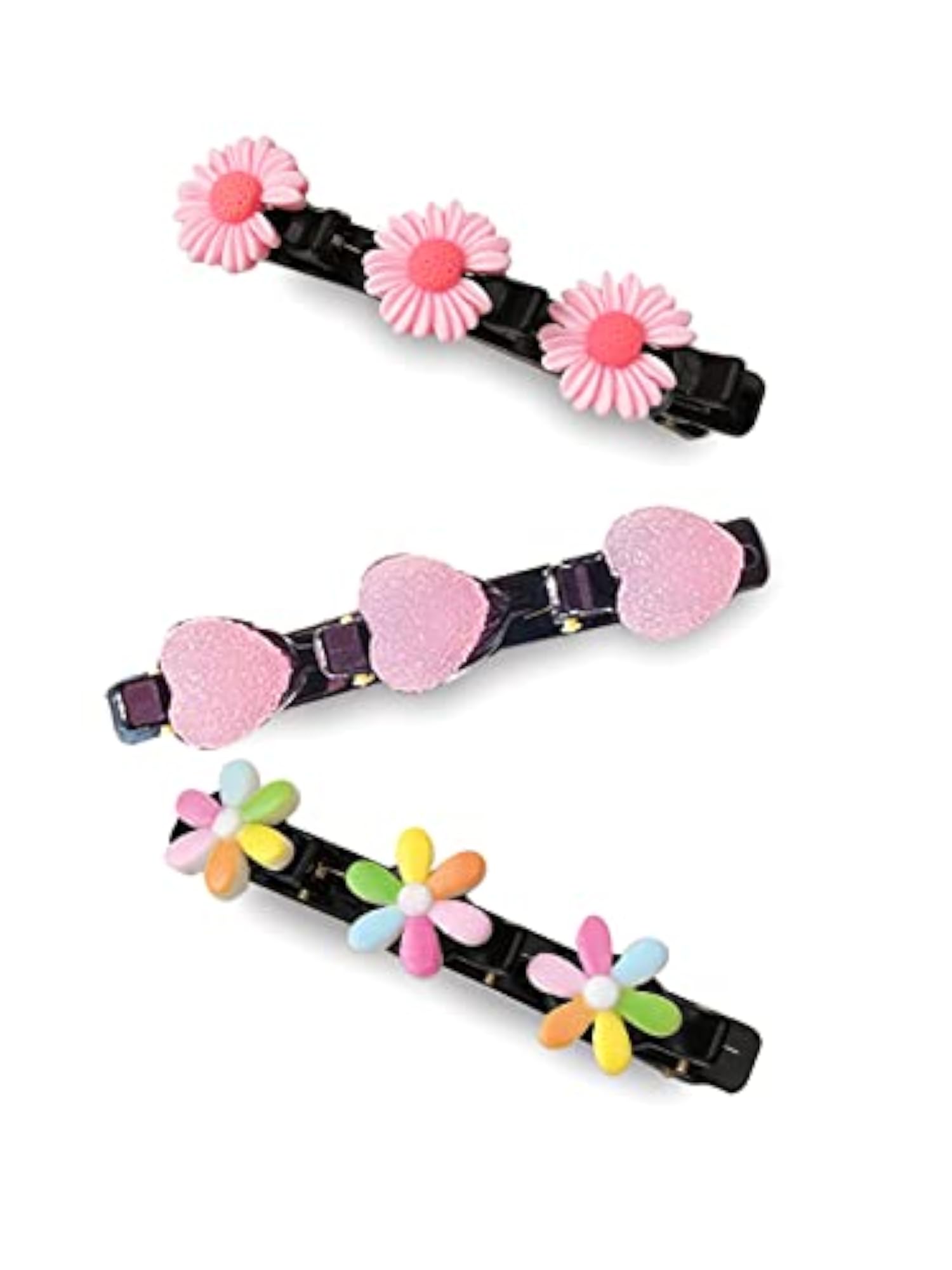 Girls' Hair Clip Set, Cute Alligator Clips for Kids